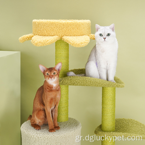 Createive Climbing Cat Scratching Post Cat Climbing Toy